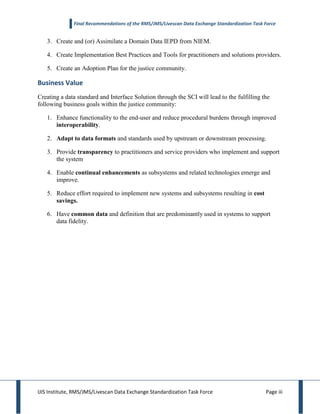 IJIS RMS_JMS_LS Task Force Recommendations v1_4 | PDF | Operating ...