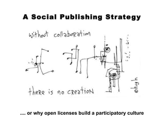A Social Publishing Strategy .... or why open licenses build a participatory culture 