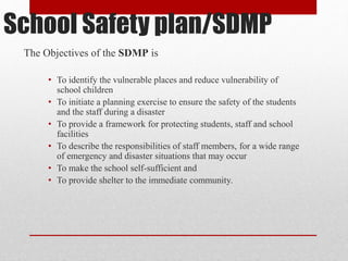 Sdmp Rta DRR & School Safety | PPTX