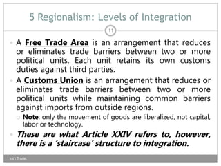 Free trade area and custom union pptx | PPTX