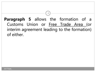 Free trade area and custom union pptx | PPTX