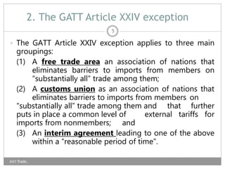Free trade area and custom union pptx | PPTX