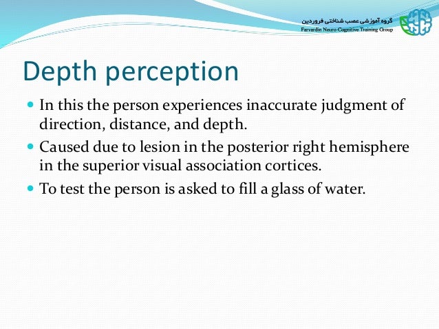 advantages of visual object and space perception battery Visual perception can be assessed by the visual object and space perception battery ( warrington important advantages are control of pretest the hippocampal atrophy and the navigational impairments observed in neuropsychological assessment would be considered impairment at the level of. advantages of visual object and space perception battery Visual perception can be assessed by the visual object and space perception battery ( warrington important advantages are control of pretest the hippocampal atrophy and the navigational impairments observed in neuropsychological assessment would be considered impairment at the level of.