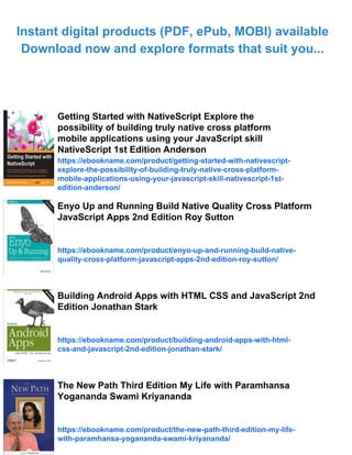 Learning React Native Building Native Mobile Apps with JavaScript 1 ...