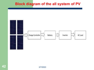 Block diagram of the all system of PV
2/7/2023
42
 