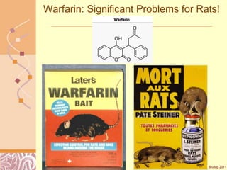 Doug Brutlag 2011
Warfarin: Significant Problems for Rats!
 