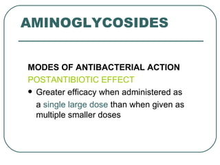 45 aminoglycosides | PPT