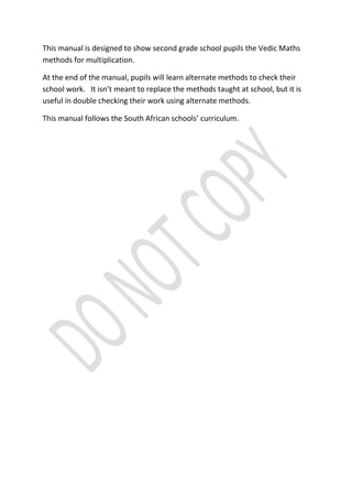 MULTIPLICATION | PDF | Primary Education | Education