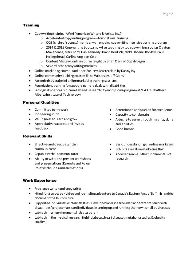 sample iwriter profile sample iwriter profile