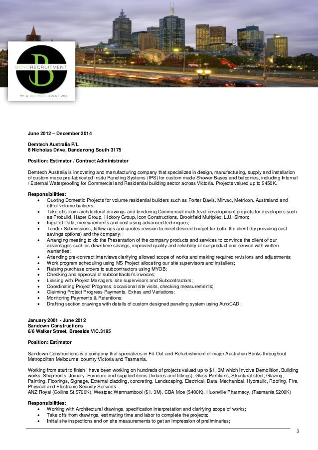 premade resumes