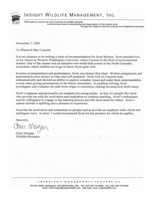 letters of recommendation university of washington barca letter of recommendation from university