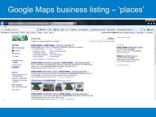 Google Maps business listing –  ‘ places ’ 