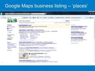 Google Maps business listing –  ‘ places ’ 
