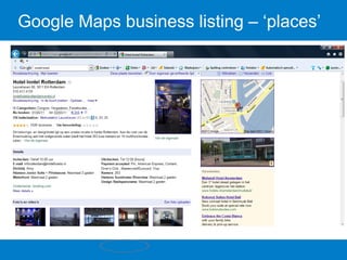 Google Maps business listing –  ‘ places ’ 