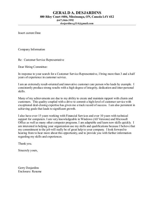 application letter work experience