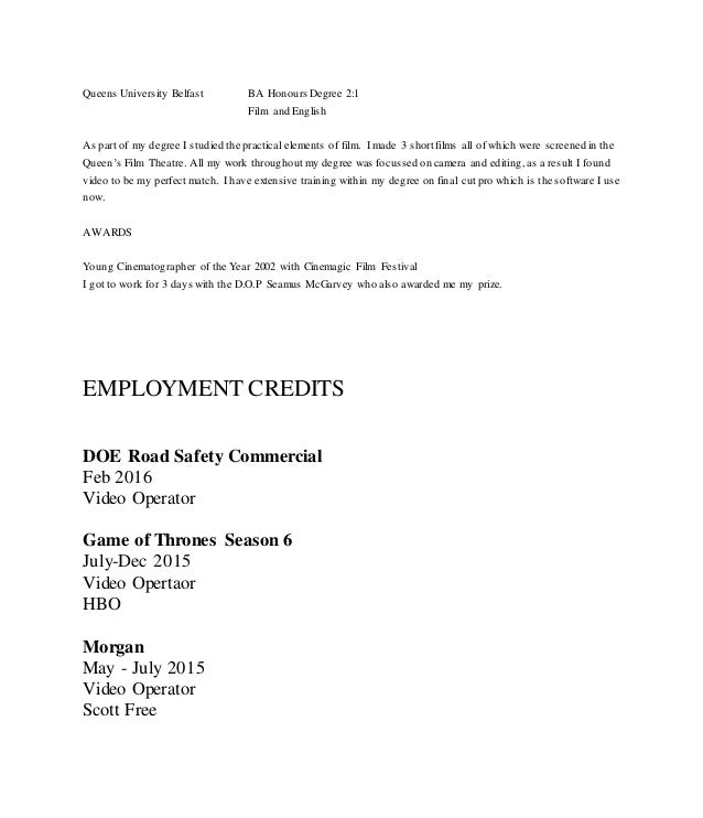 lisa trinder cv april 2016 word 2 1 honours degree