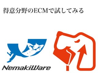 得意分野のECMで試してみる
 