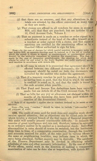 Audit Code, Vol-1, First Edition (Reprint) 1929 | PDF