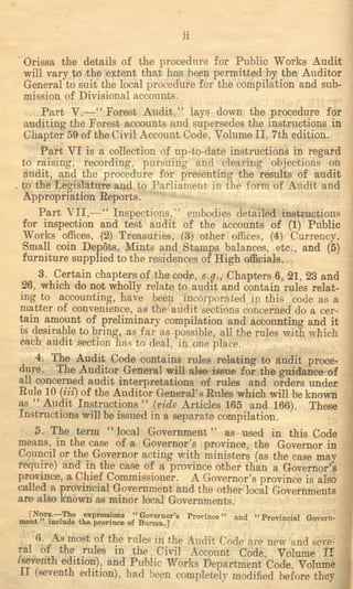 Audit Code, Vol-1, First Edition (Reprint) 1929 | PDF