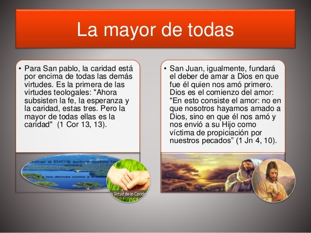 44 Las virtudes teologales fe, esperanza y caridad