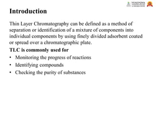 Detailed Overview of Thin Layer and Paper Chromatography Techniques | PDF
