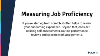 Measuring Proficiency Why Workplace Proficiency Matters | PDF