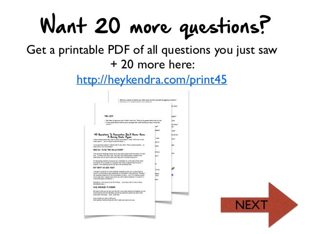 45 dating question