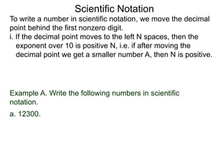 45scientific notation | PPTX