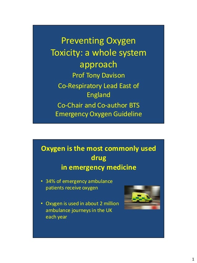 Breakout 4.5 Preventing Oxygen Toxicity a whole system approach Pr…