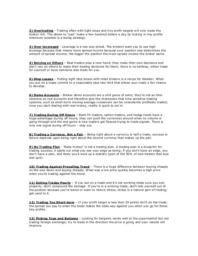 45 ways to avoid losing money trading forex.pdf