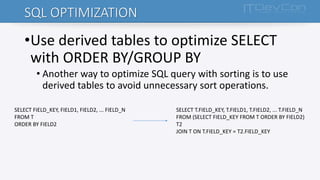 45 ways to speed up firebird database | PDF