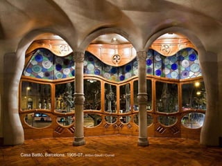 Casa Batlló, Barcelona, 1905-07, Antoni Gaudí i Cornet
 