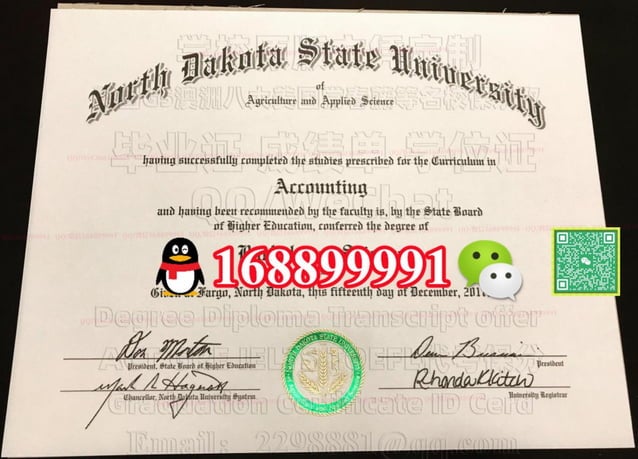 North Dakota State University degree offer diploma Transcript | PDF