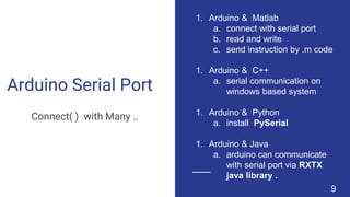 Serial Communication & Embedded System Interface | PPTX