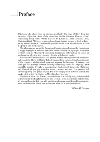 Great Physicists The Life And Times Of Leading Physicists From Galileo ...