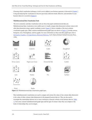 Visual Data Mining Techniques And Tools For Data Visualization And ...