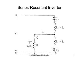 ECE 442 Power Electronics 1
Series-Resonant Inverter
 