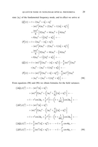 Modern Nonlinear Optics Part 1 2nd Edition Myron W Evans Editor | PDF