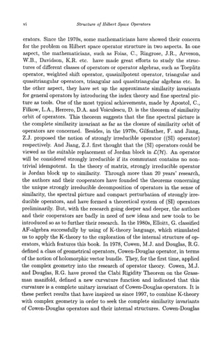 Structure of Hilbert Space Operators 1st Edition Chunlan Jiang | PDF