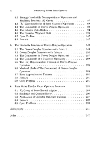 Structure of Hilbert Space Operators 1st Edition Chunlan Jiang | PDF