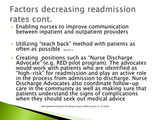 How to prevent Hospital readmissions | PPTX