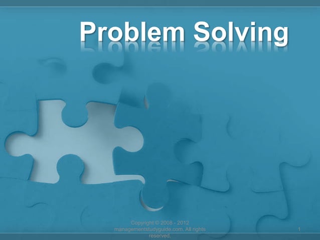 problem-solving | PPT | Free Download