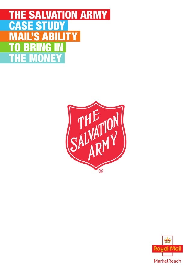 The Salvation Army Case Study Mail's ability to bring in the money.