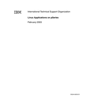 Linux Applications On Pseries 2nd Ed Ibm Redbooks | PDF