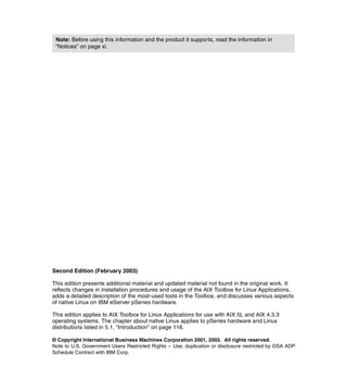Linux Applications On Pseries 2nd Ed Ibm Redbooks | PDF