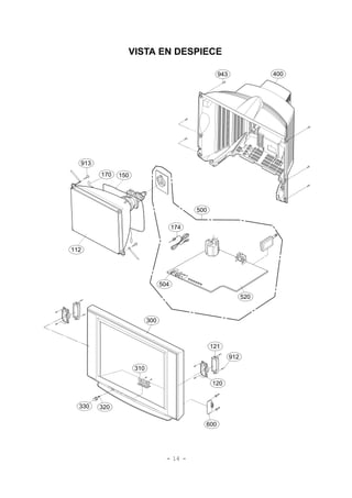 - 14 -
VISTA EN DESPIECE
112
913
170 150
943 400
520
174
500
300
912
504
310
600
121
120
330 320
 