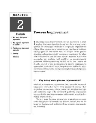 Systematic Process Improvement Using Iso 90012000 And Cmmi Boris ...