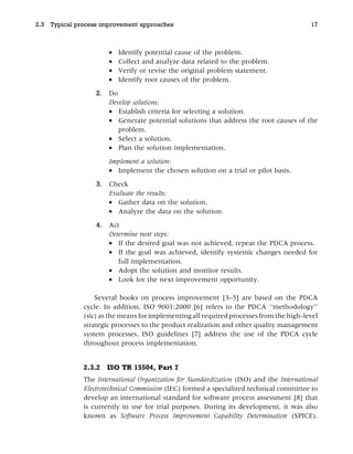 Systematic Process Improvement Using Iso 90012000 And Cmmi Boris ...