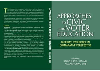 Approaches to Civic and Voter Education