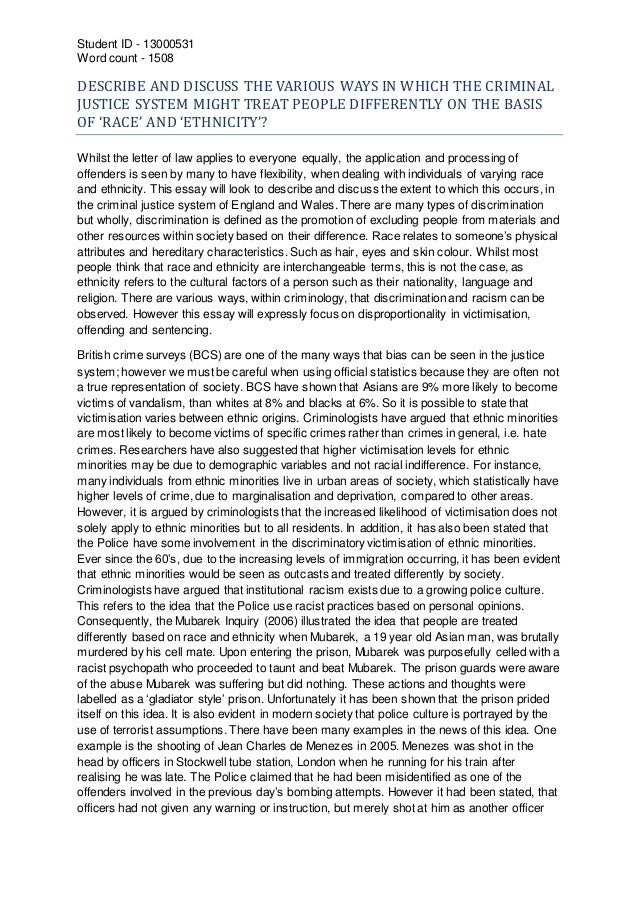 race and discrimination essay essay racial discrimination